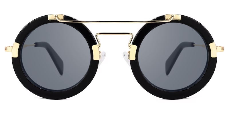 Perkins - Aviator Black Sunglasses