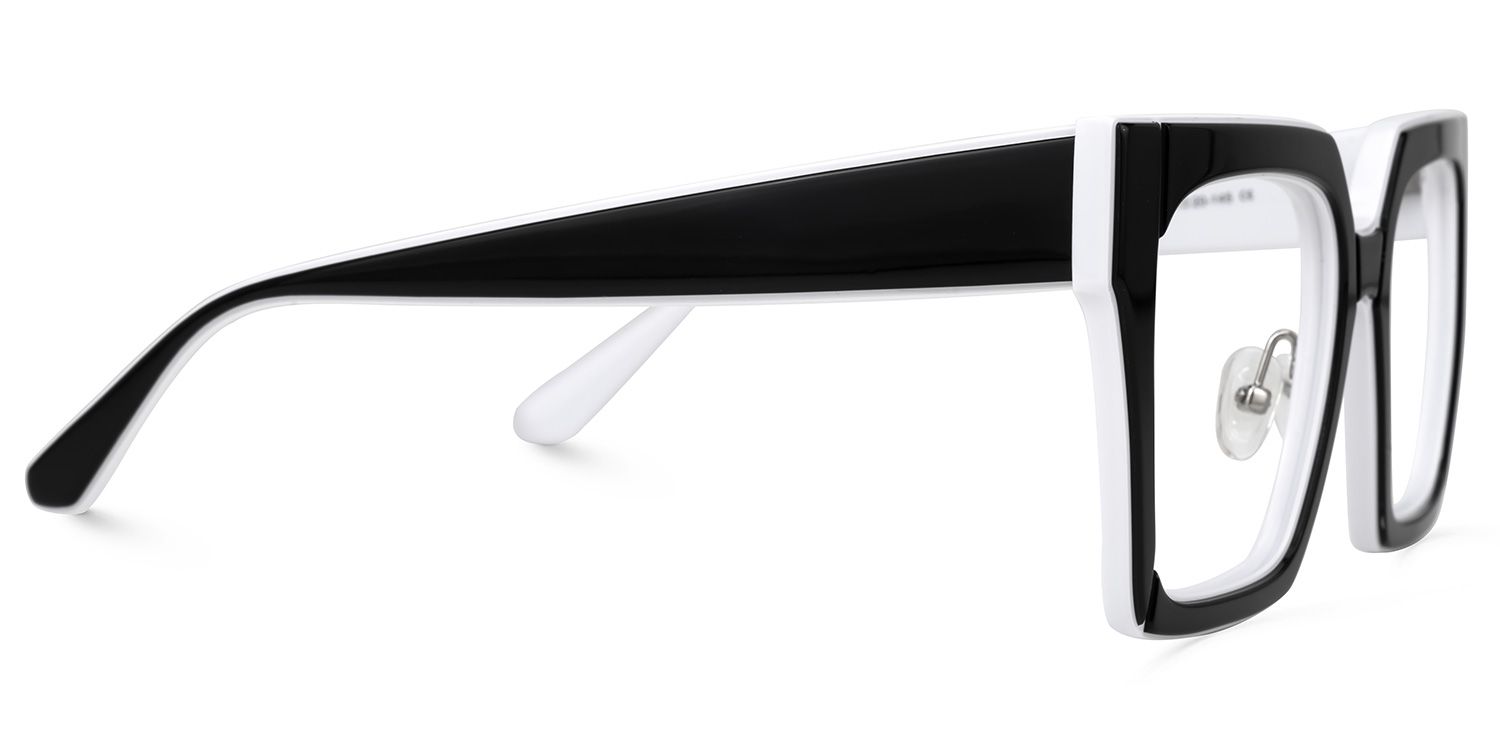 Desmond - Square Black Eyeglasses | Vooglam 4