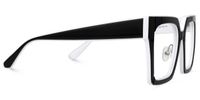 Desmond - Square Black Eyeglasses | Vooglam 