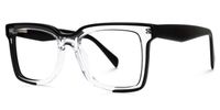 Derecho - Rectangle Crystal Eyeglasses | Vooglam Front View