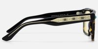 Bastion - Yellow Tint Tortoise Sunglasses | Vooglam Side View