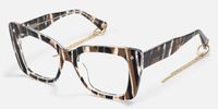 Rosa - Butterfly Pattern Eyeglasses | Vooglam Front View
