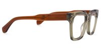 Ichtaca - Rectangle Champagne Eyeglasses | Vooglam