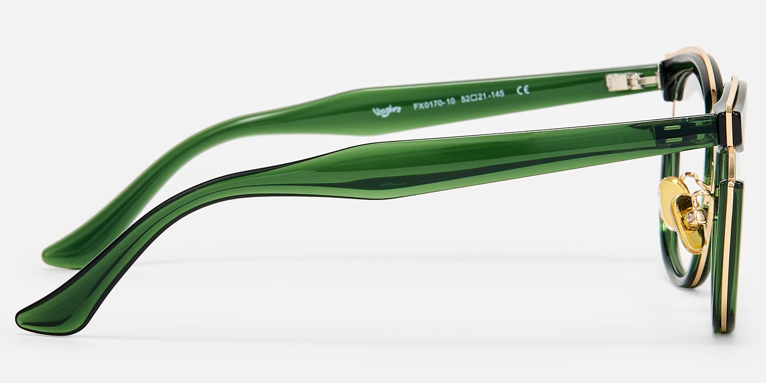 Retro Classic Hunter Green Glasses Cat Eye Shape product detail 3