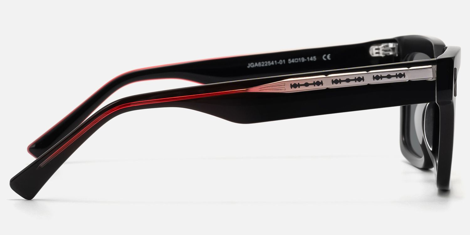 Razor - Rectangle Black Sunglasses product detail 3