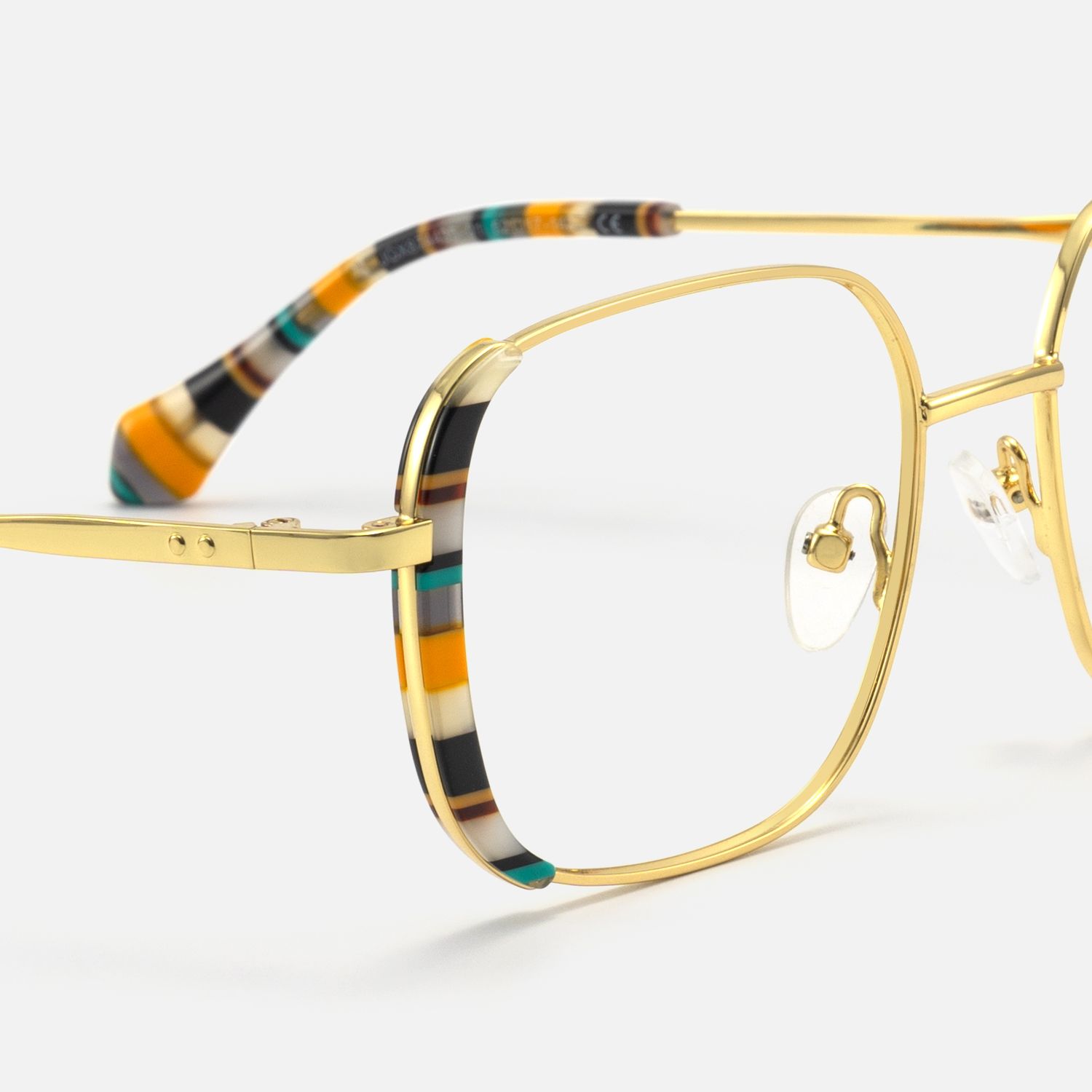 Milana - Square Black Eyeglasses product detail 4