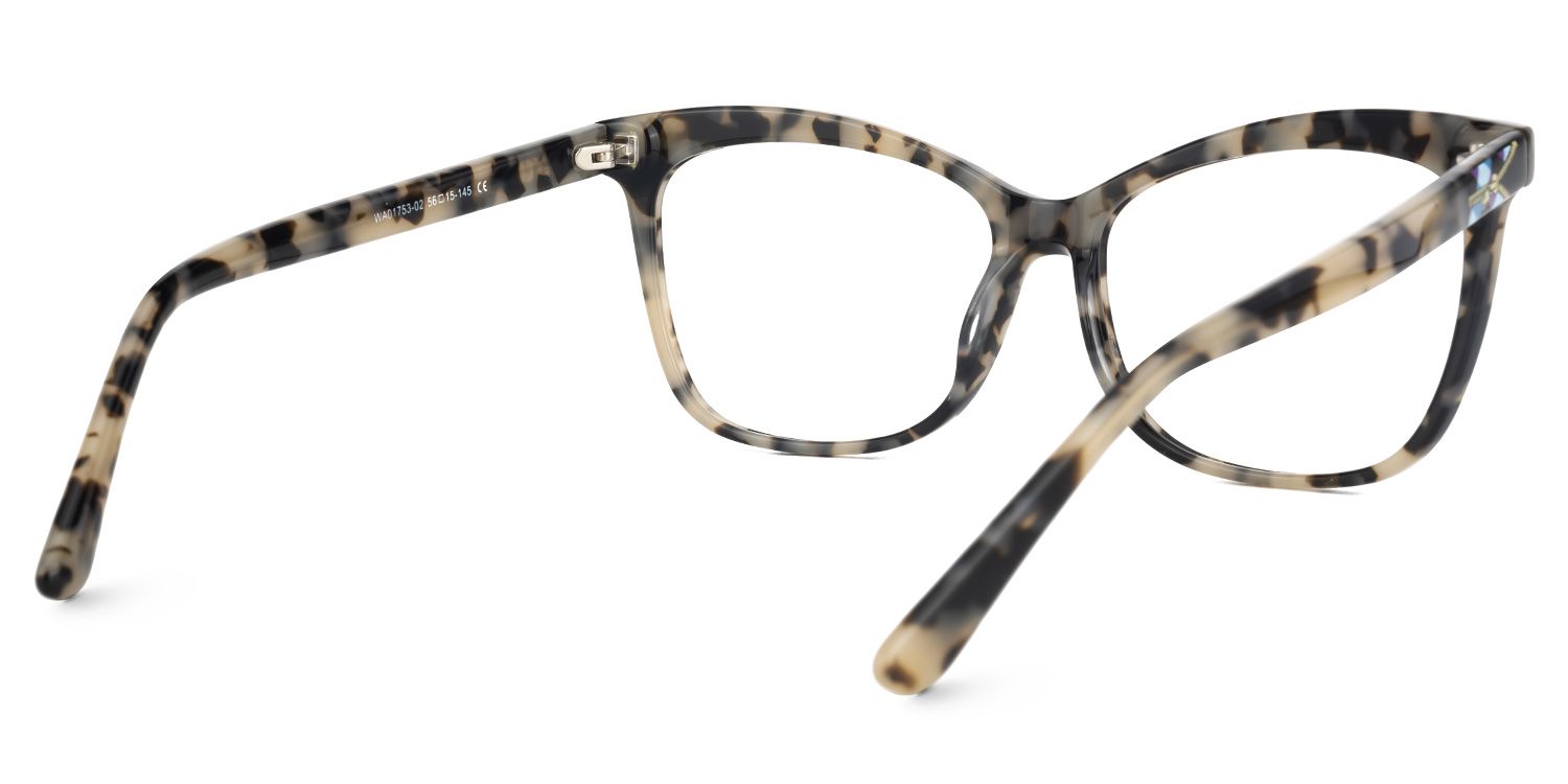 Alfven - Butterfly Leopard Print Glasses Bohemian Chic | Vooglam Side View