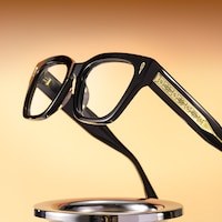 Asante - Square Black Eyeglasses - 1