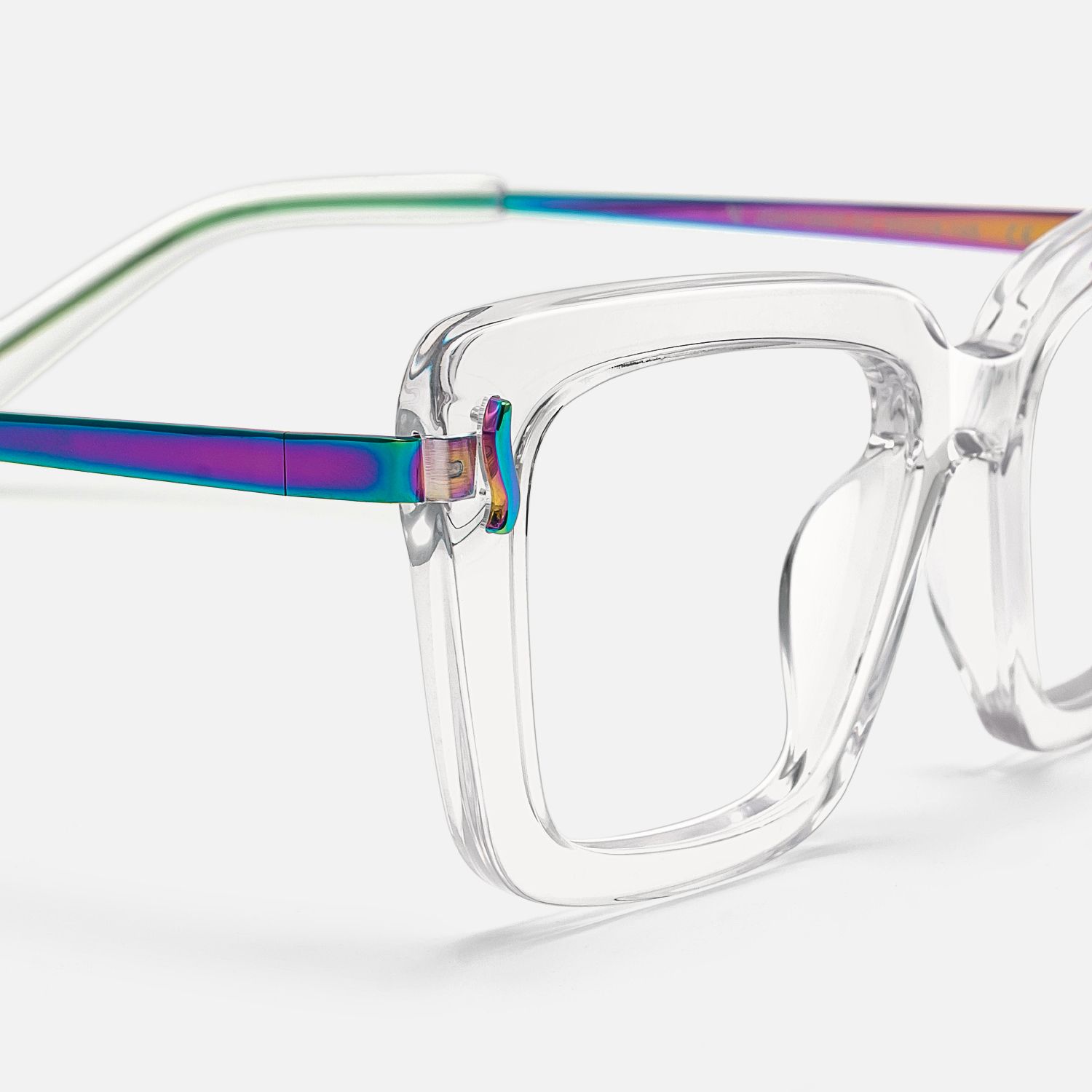 Nebula - Rectangle Transparent Eyeglasses product detail 4