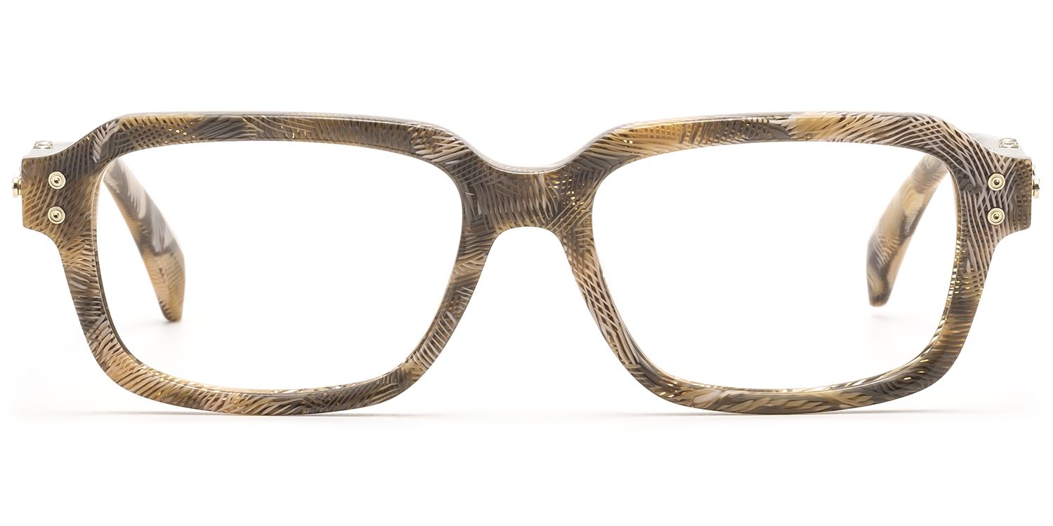 Frame Size of Anacortes - Light Brown Pattern Guitar Glasses | Vooglam