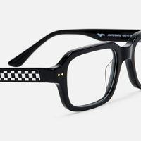 Narges - Rectangle Black Eyeglasses | Vooglam Design Details