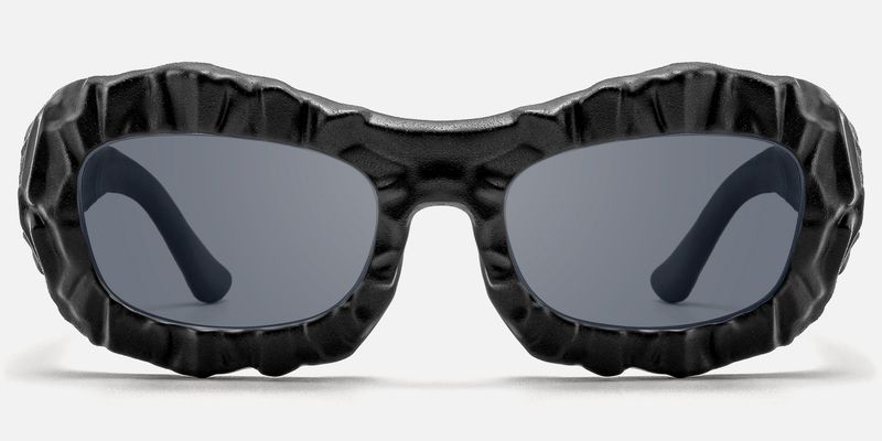 The Geologist - Geometric Black Sunglasses