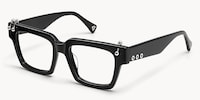 PIERCE - Square Black Eyeglasses - 5