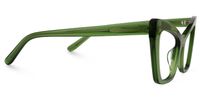 Bader - Cat Eye Green Retro-Inspired Eyeglasses | Vooglam 