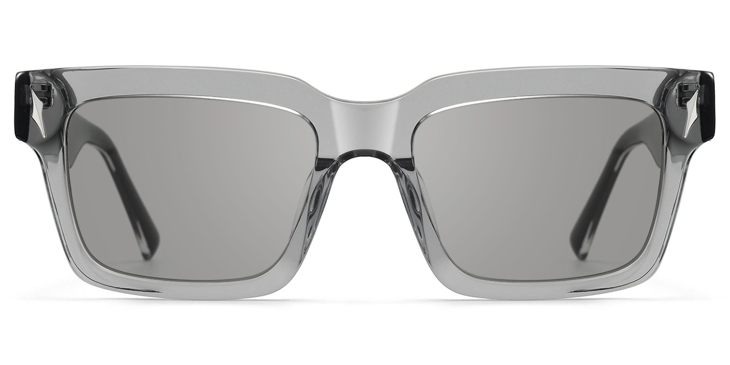 Razor - Rectangle Silver Sunglasses | Vooglam Product Details 1