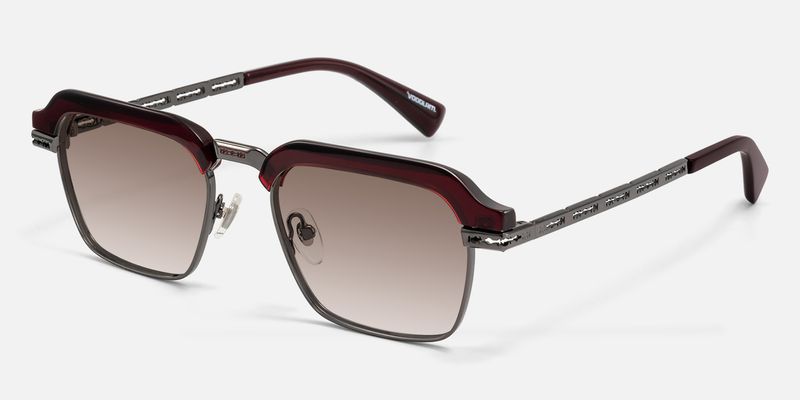 Archive - Rectangle Red Sunglasses