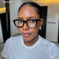 Issay - Rectangle Black Eyeglasses - 8