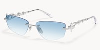The Decoder - Geometric Silver Sunglasses - 2