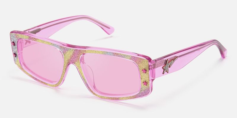 Maeva - Rectangle Multicolor Sunglasses