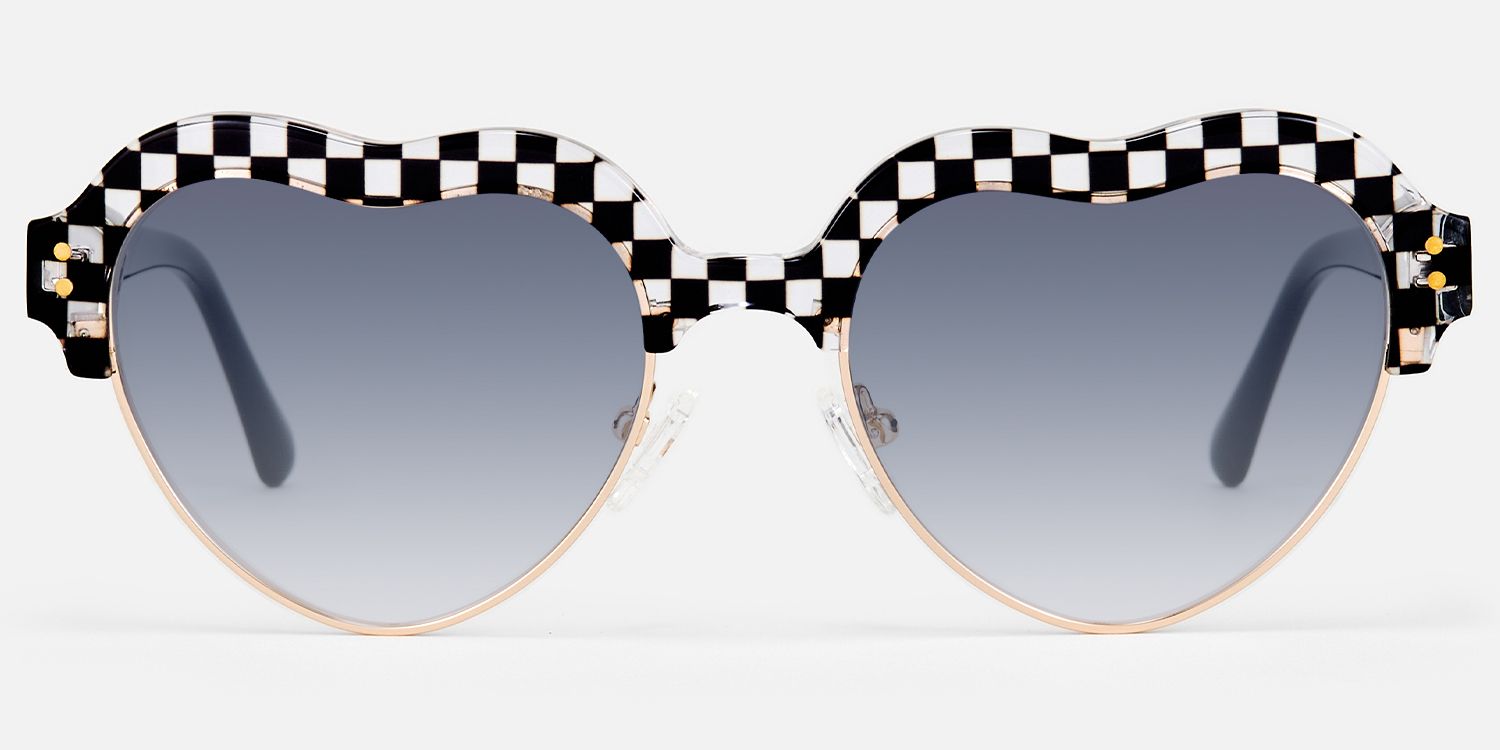 Hannah - Heart Pattern Sunglasses offers both fashion and practicality. The advanced frames ensure clear vision at any distance, while the stylish frames provide a unique look that is perfect for any occasion.