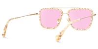 Isla - Aviator Pattern Sunglasses - 4