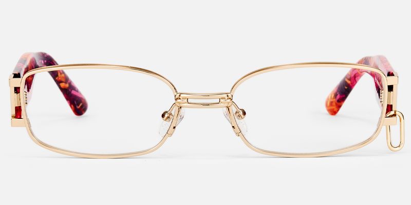 Gagenia - Rectangle Gold Eyeglasses