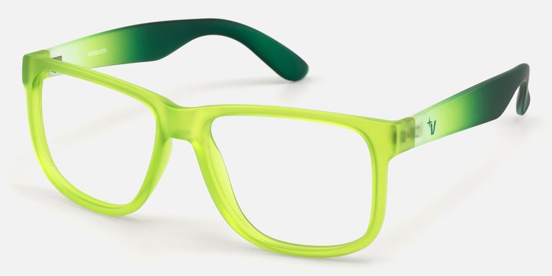 Sync - Rectangle Green Eyeglasses
