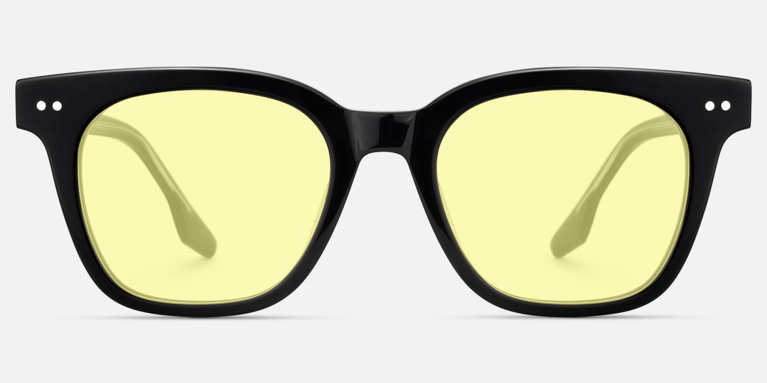 Aubrey - Square Black Sunglasses product detail 2