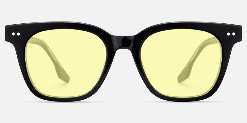 Aubrey - Square Black Sunglasses | Vooglam