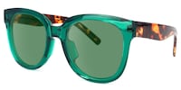 Vernetta - Square Dark/Green Sunglasses - 3