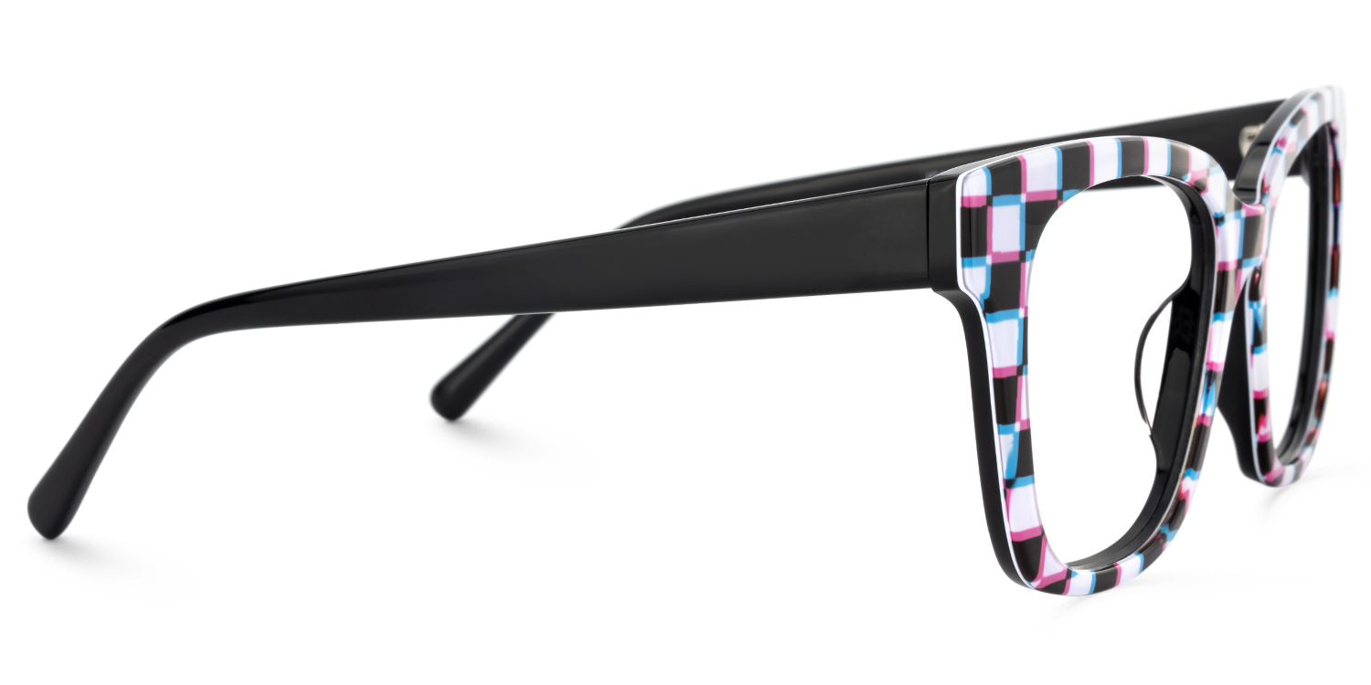 Laisha - Square Pattern Eyeglasses - 6