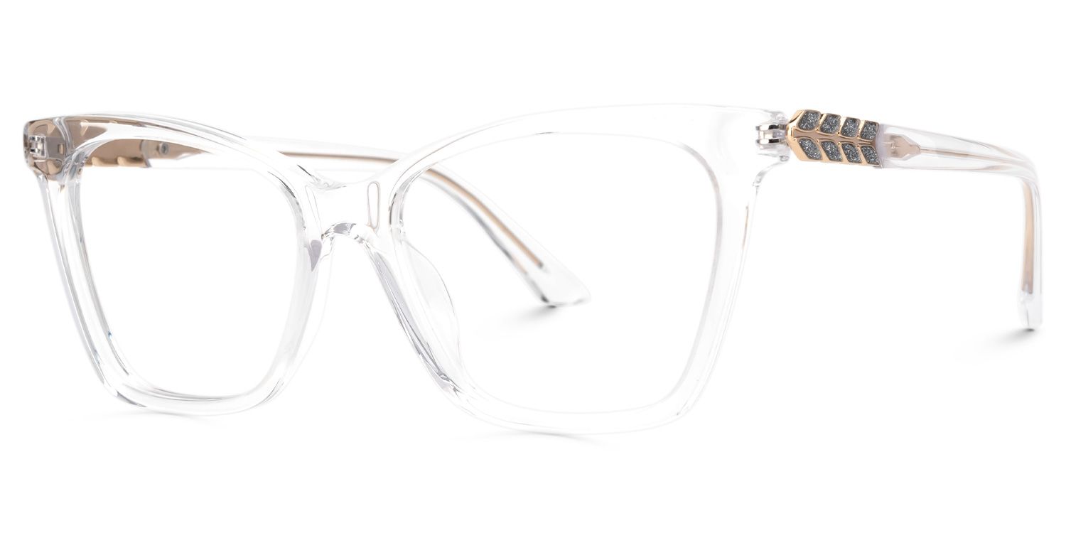 Fidelia - Butterfly Crystal Eyeglasses | Vooglam Front View