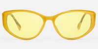 Macsen - Cat Eye Yellow Prescription Sunglasses | Vooglam Angle View