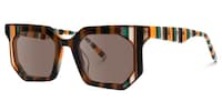 Abetzi - Rectangle Brown Sunglasses - 3