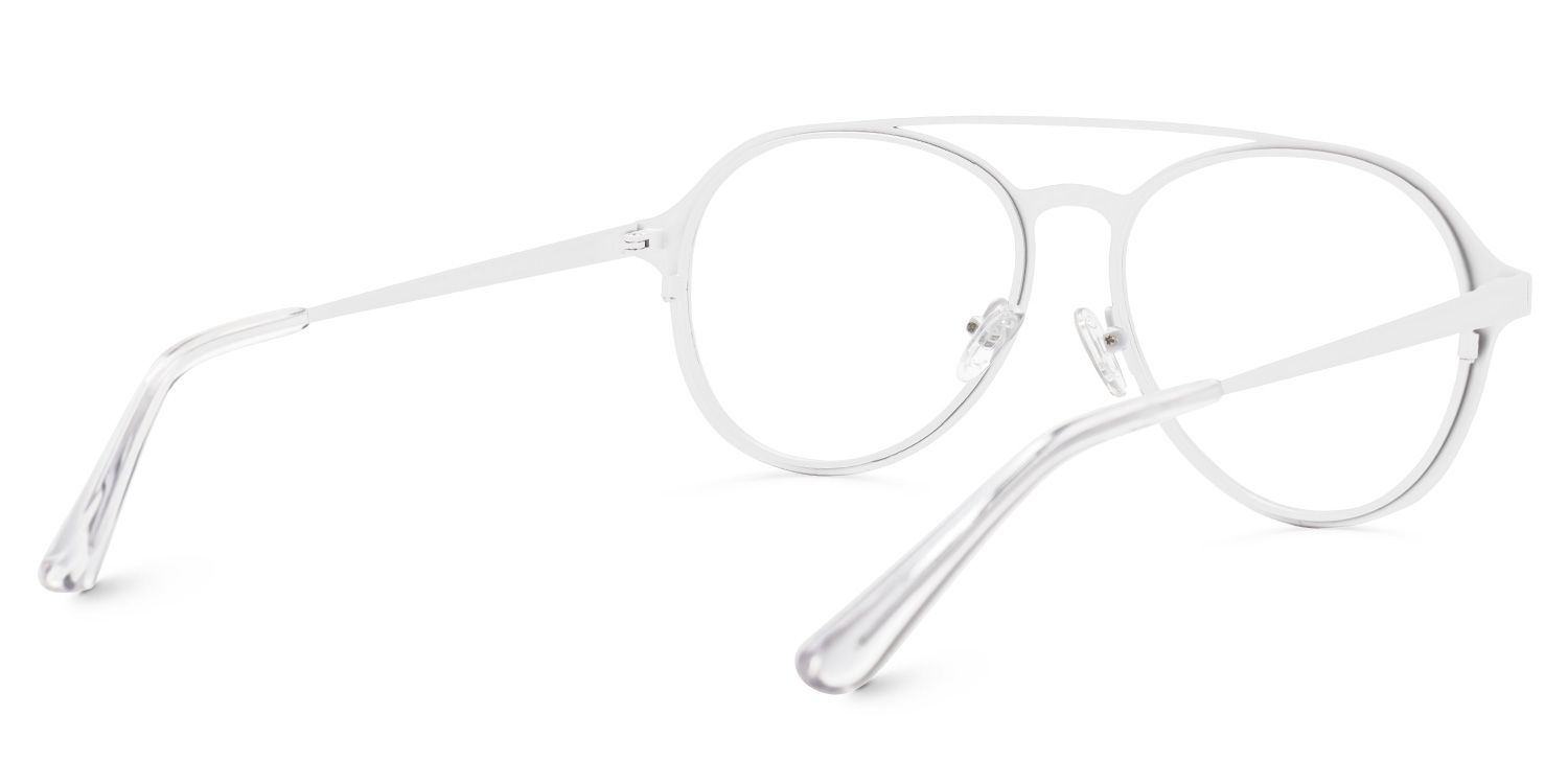 Ellasyn - Aviator Yellow Eyeglasses | Vooglam Side View