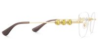 Muse - Cat Eye Brown Eyeglasses | Vooglam 