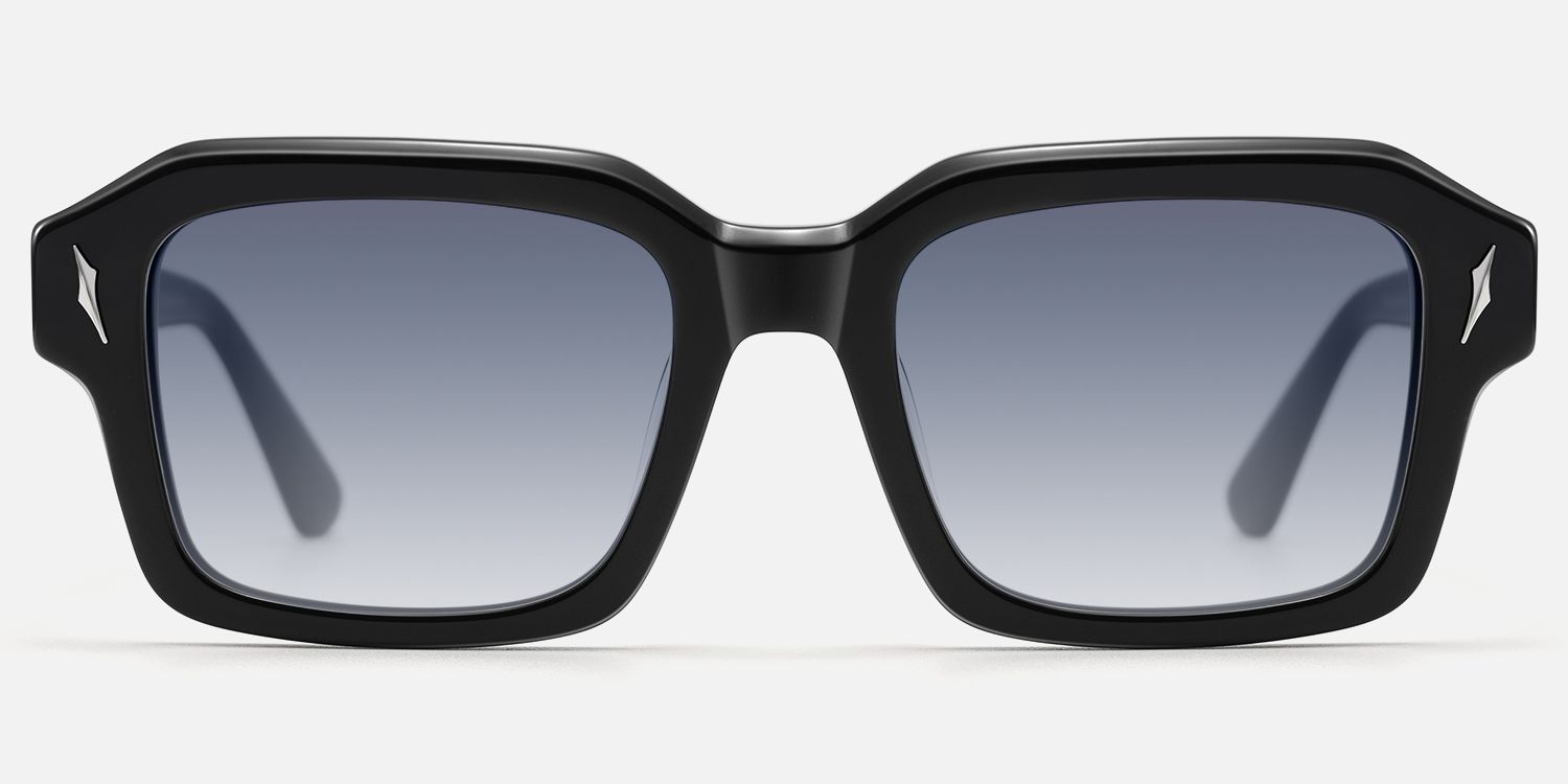 Blindspot - Square Black Sunglasses product detail 2