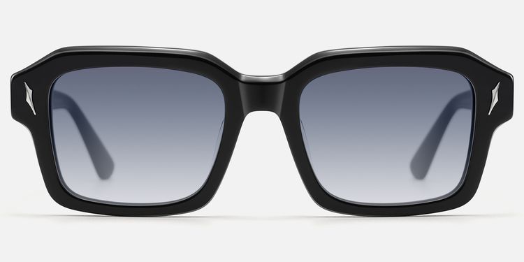 Blindspot - Gradient Gray Safety Pin Sunglasses | Vooglam
