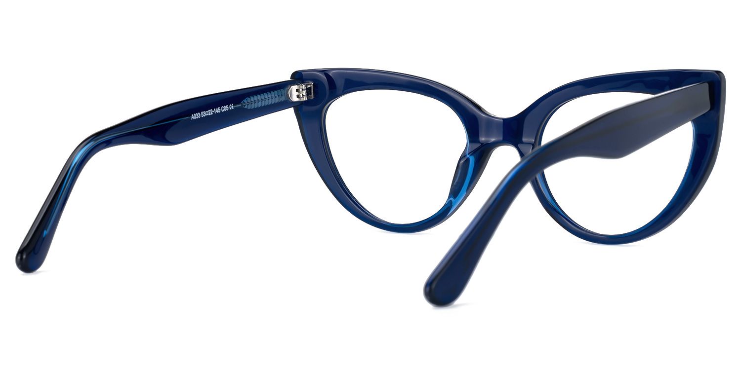 Einar - Cat Eye Blue Eyeglasses product detail 3