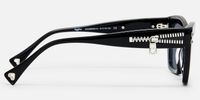 Manon - Cat Eye Black Eyeglasses | Vooglam Side View