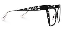 Agalia - Cat Eye Black Eyeglasses | Vooglam