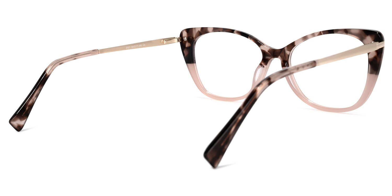 Kainoa - Cat Eye Tortoise Eyeglasses | Vooglam Side View