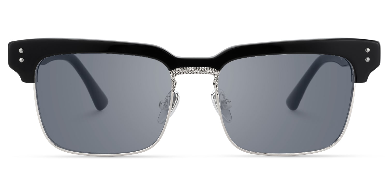 Paley - Browline Black Sunglasses - 1