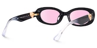 TADA - Oval Black Sunglasses - 4
