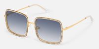 Kafele - Square Gold Sunglasses