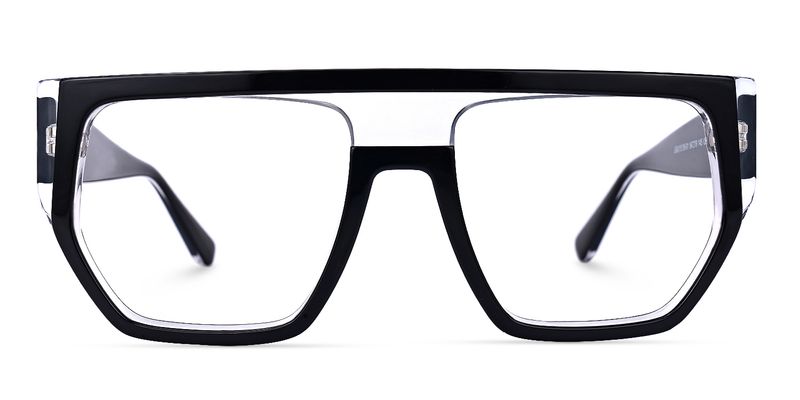 Inerney - Aviator Black Eyeglasses