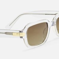 Zephyr - Rectangle Transparent Sunglasses | Vooglam Design Details