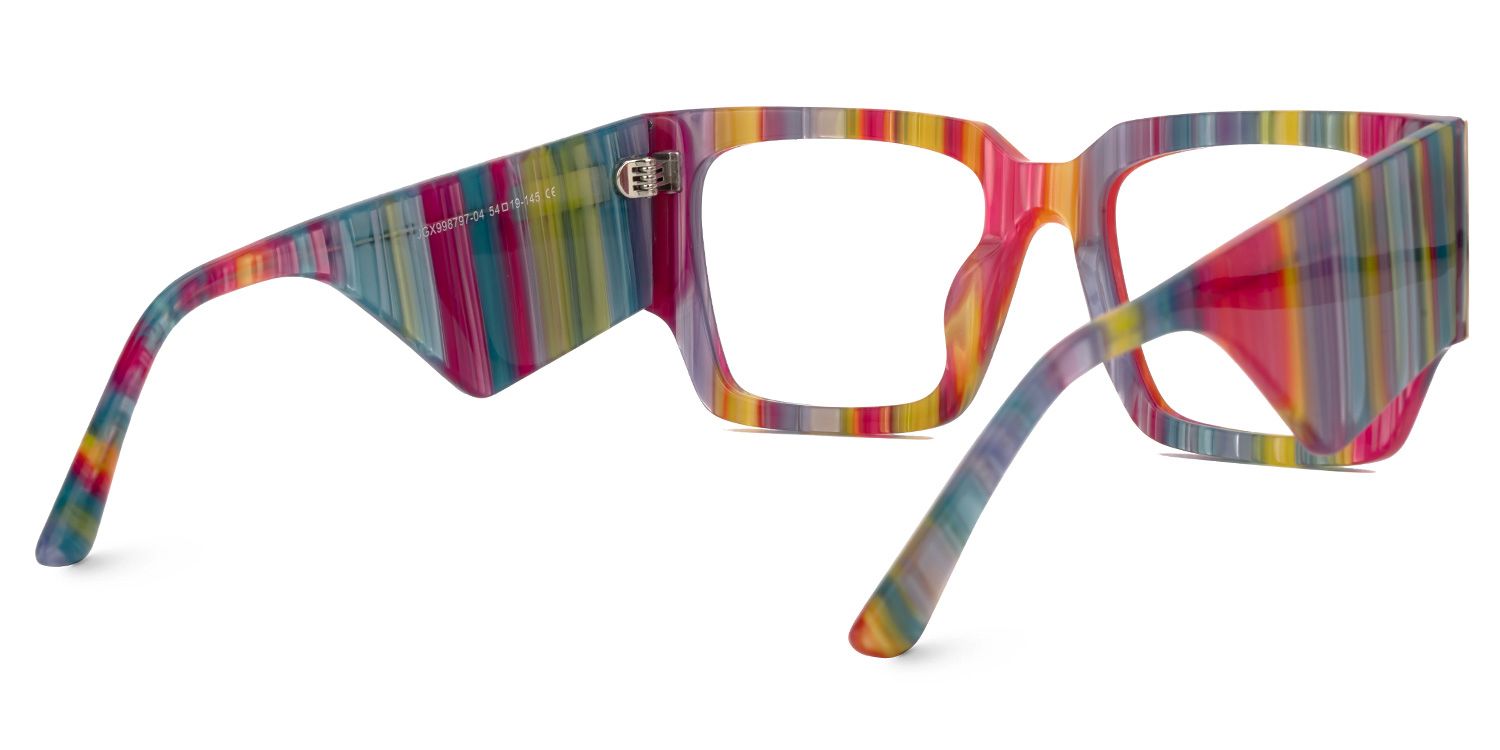 Fantasia - Rectangle Multicolor Eyeglasses product detail 3