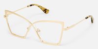 Felicja - Butterfly Gold Eyeglasses | Vooglam Front View