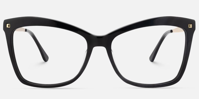 Libby - Butterfly Black Eyeglasses